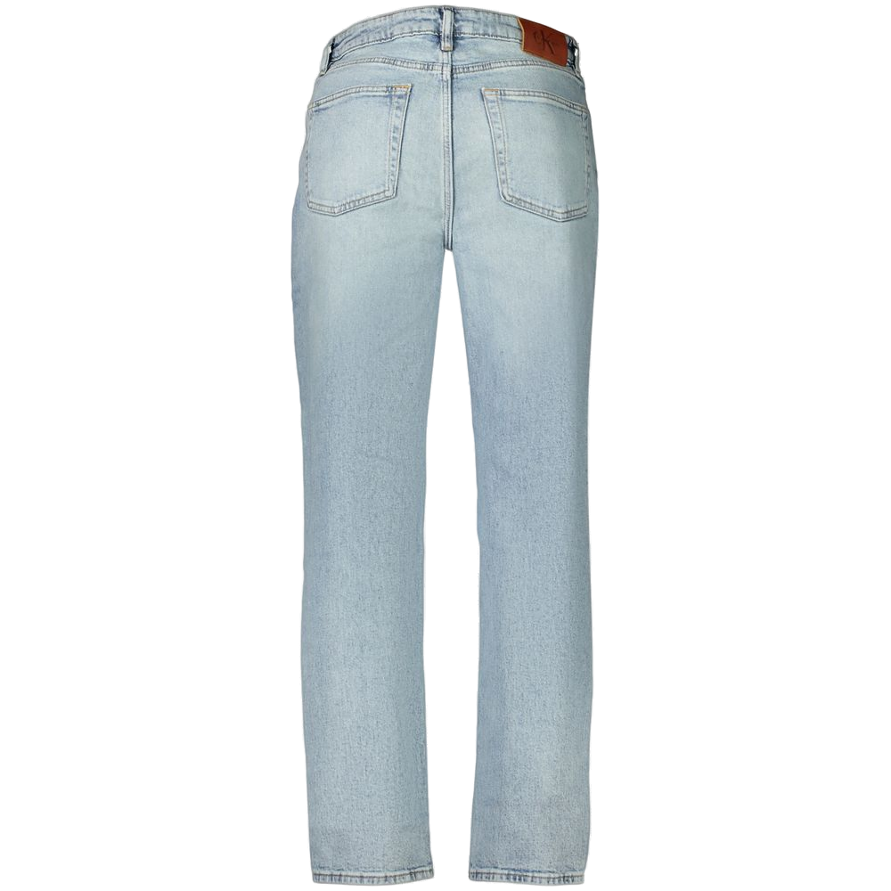 Calvin Klein Washed Cotton Jeans — Blue, view 2