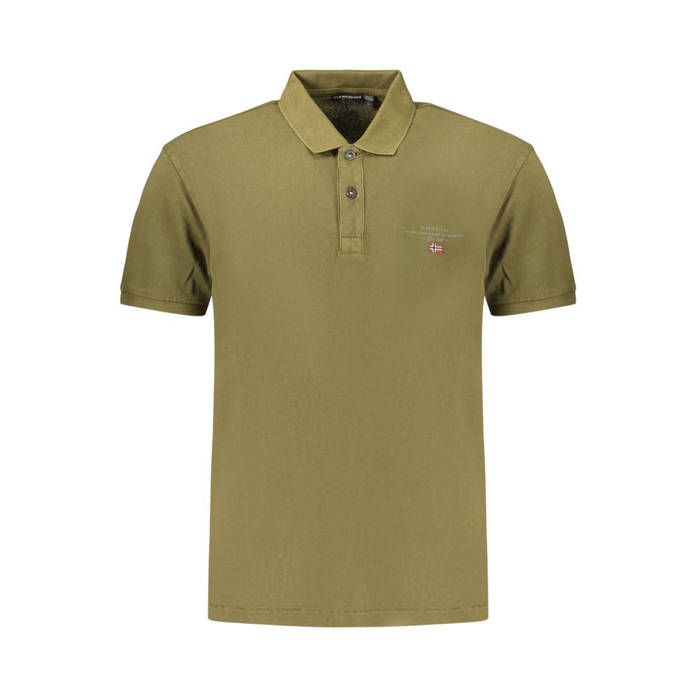 Napapijri Cotton Polo — Green by Napapijri