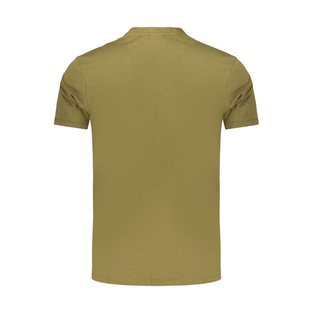 Napapijri Flag Logo T-Shirt — Green, view 2