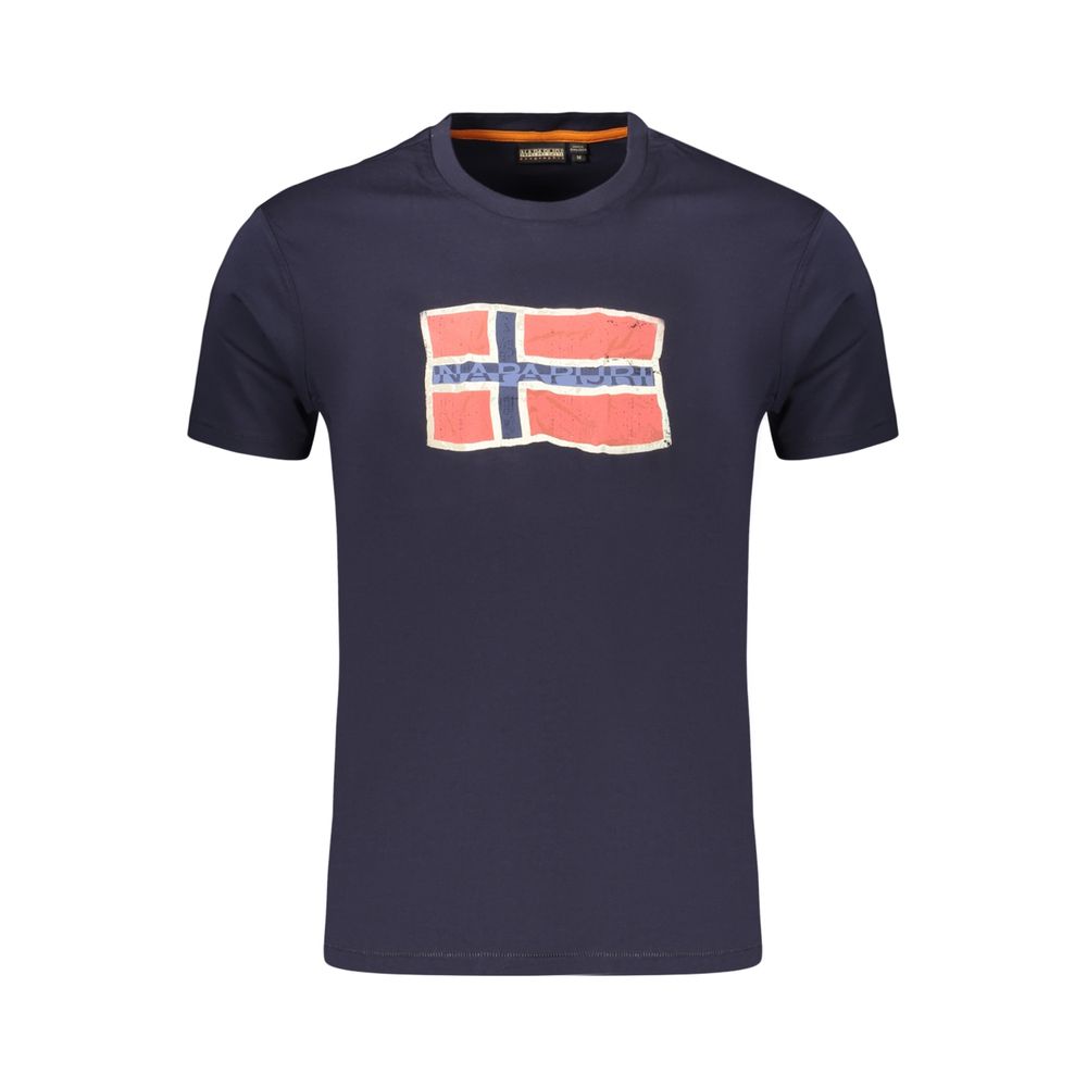Napapijri Norwegian Flag Print T-Shirt — Navy by Napapijri