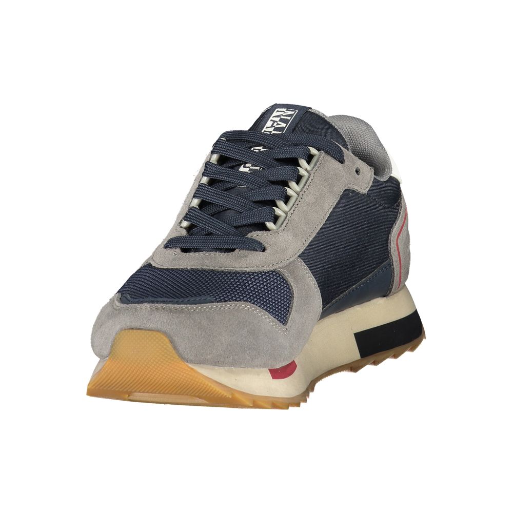 Napapijri Colorblock Sneaker — Blue, view 3