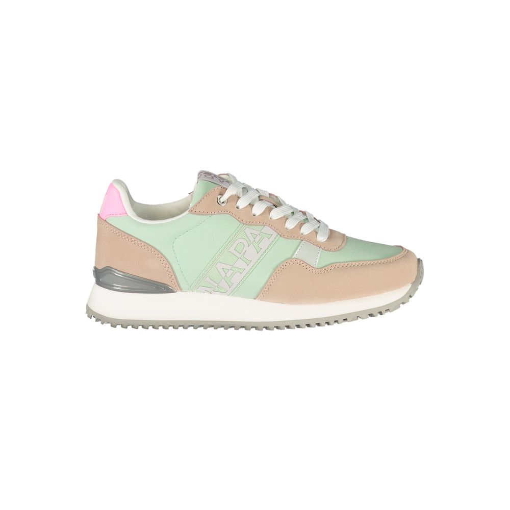 Napapijri Colorblock Polyester Sneaker — Green by Napapijri