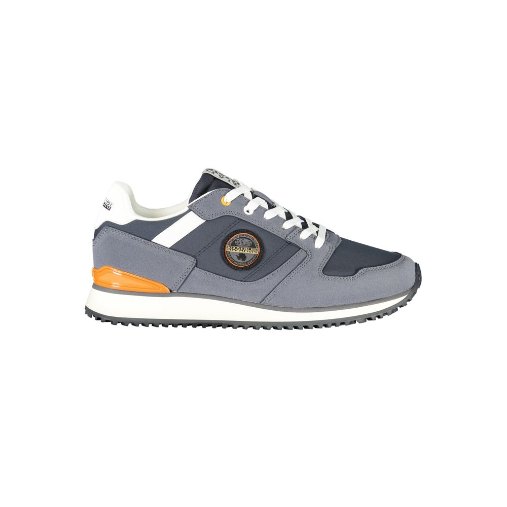 Napapijri Colour-Block Nylon and Rubber Sneaker — Blue by Napapijri