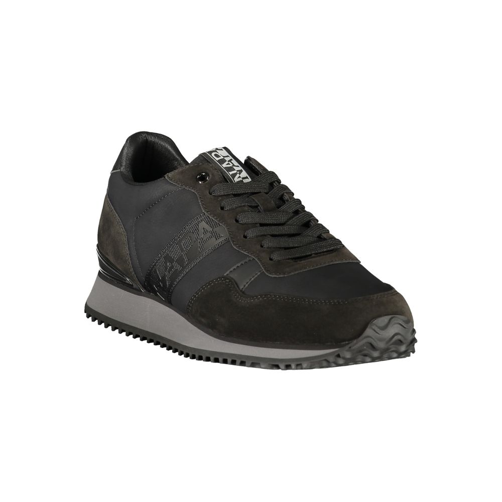 Napapijri Lace-Up Sneakers — Black, view 2