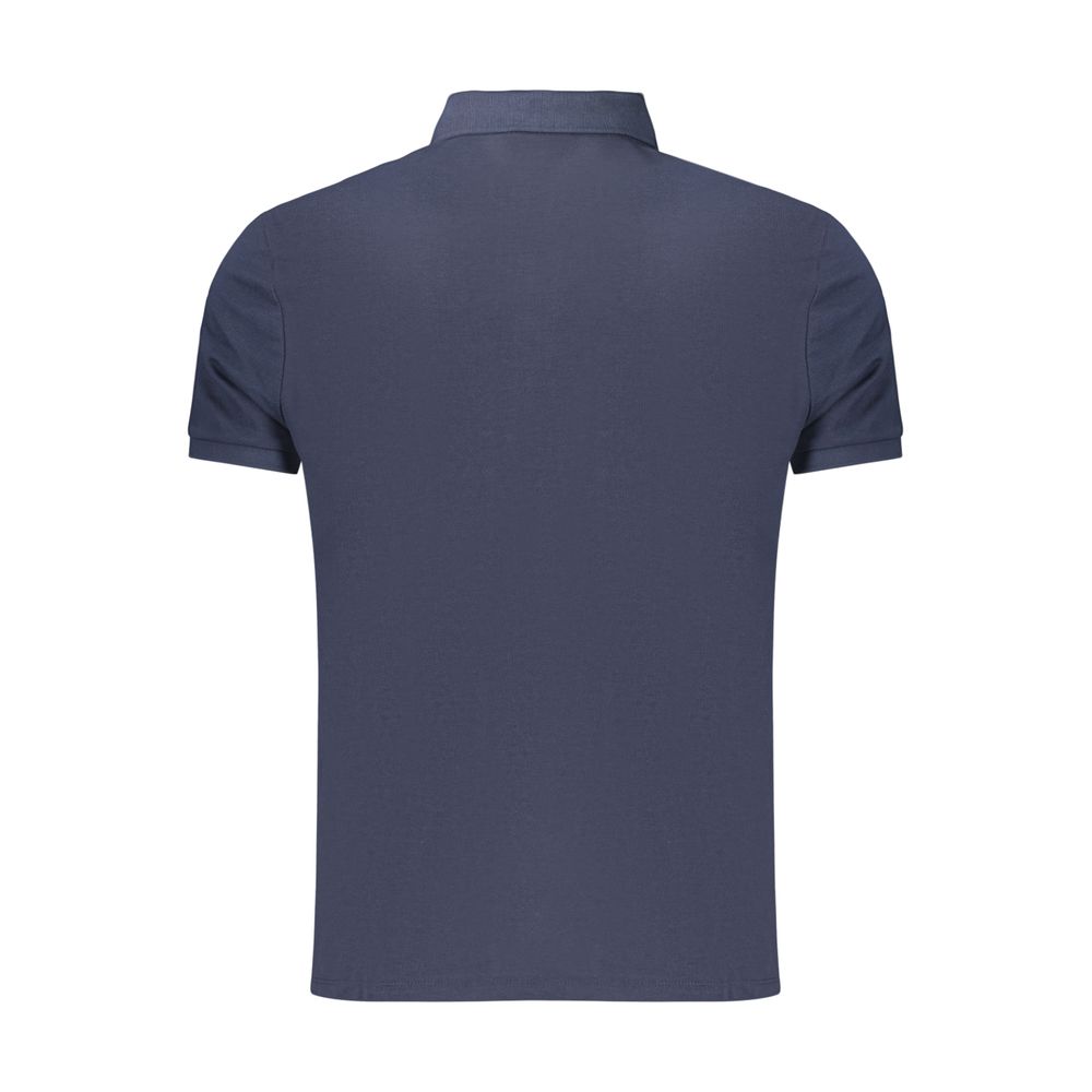 Calvin Klein Cotton Polo Shirt — Blue, view 2
