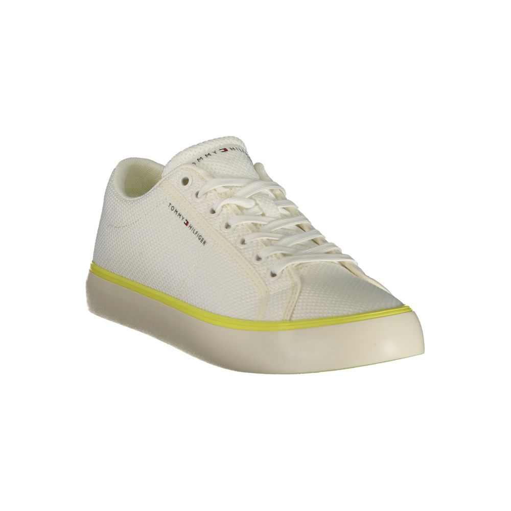 Tommy Hilfiger Contrast Stripe Sneaker — White, view 2
