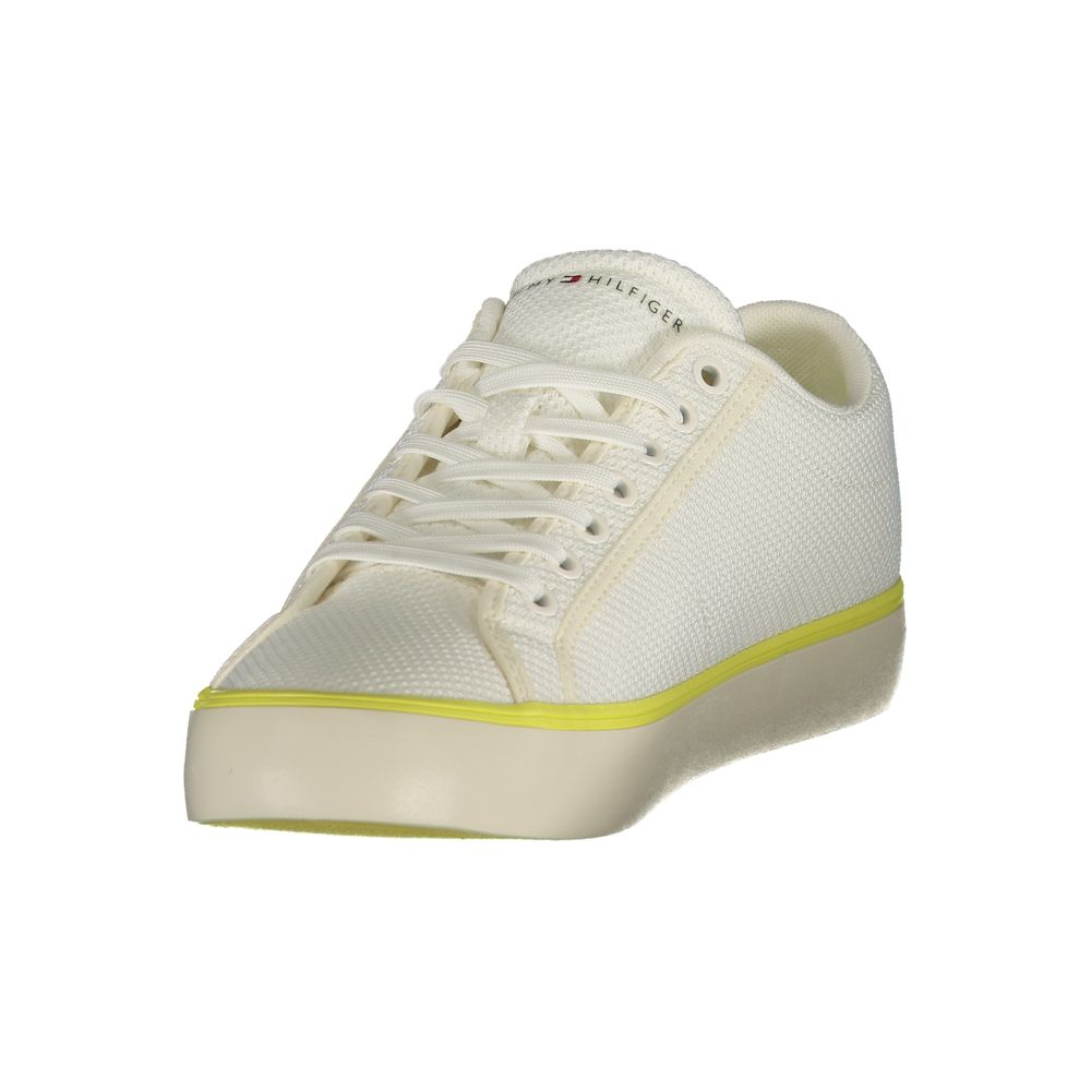Tommy Hilfiger Contrast Stripe Sneaker — White, view 3