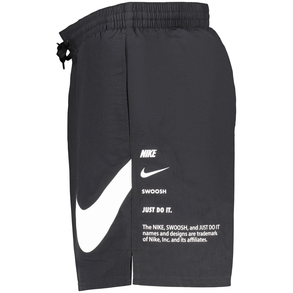 Nike Swoosh Swim Shorts — Black, view 3