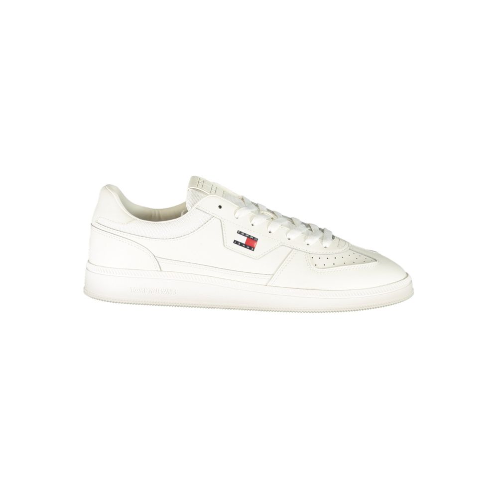 Tommy Hilfiger Leather and Polyurethane Sneaker — White by Tommy Hilfiger