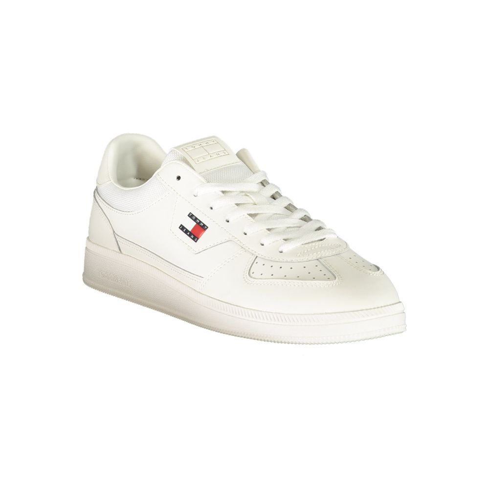 Tommy Hilfiger Leather and Polyurethane Sneaker — White, view 2
