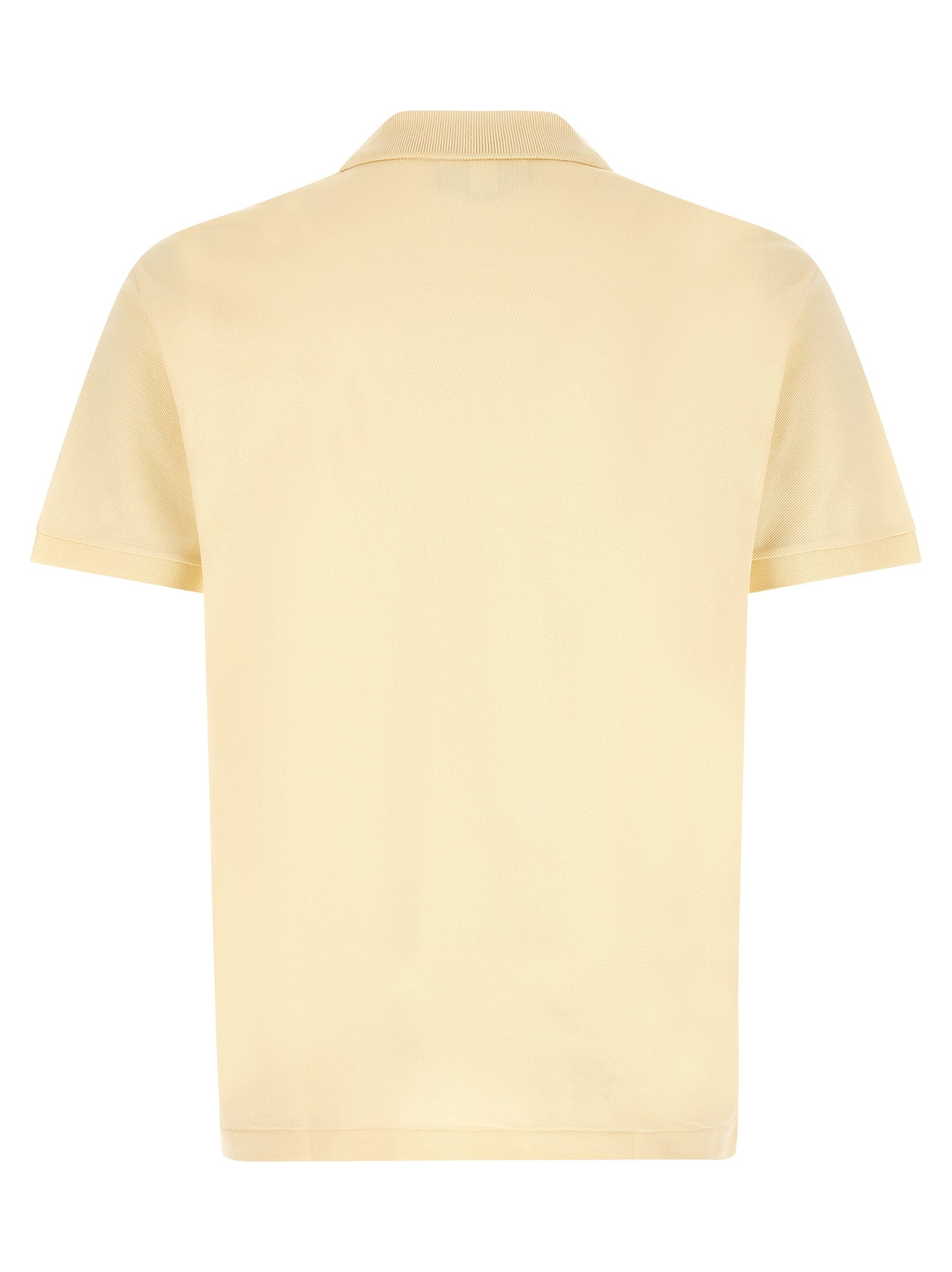Lacoste Cotton Piqué Polo Shirt — Yellow, view 2