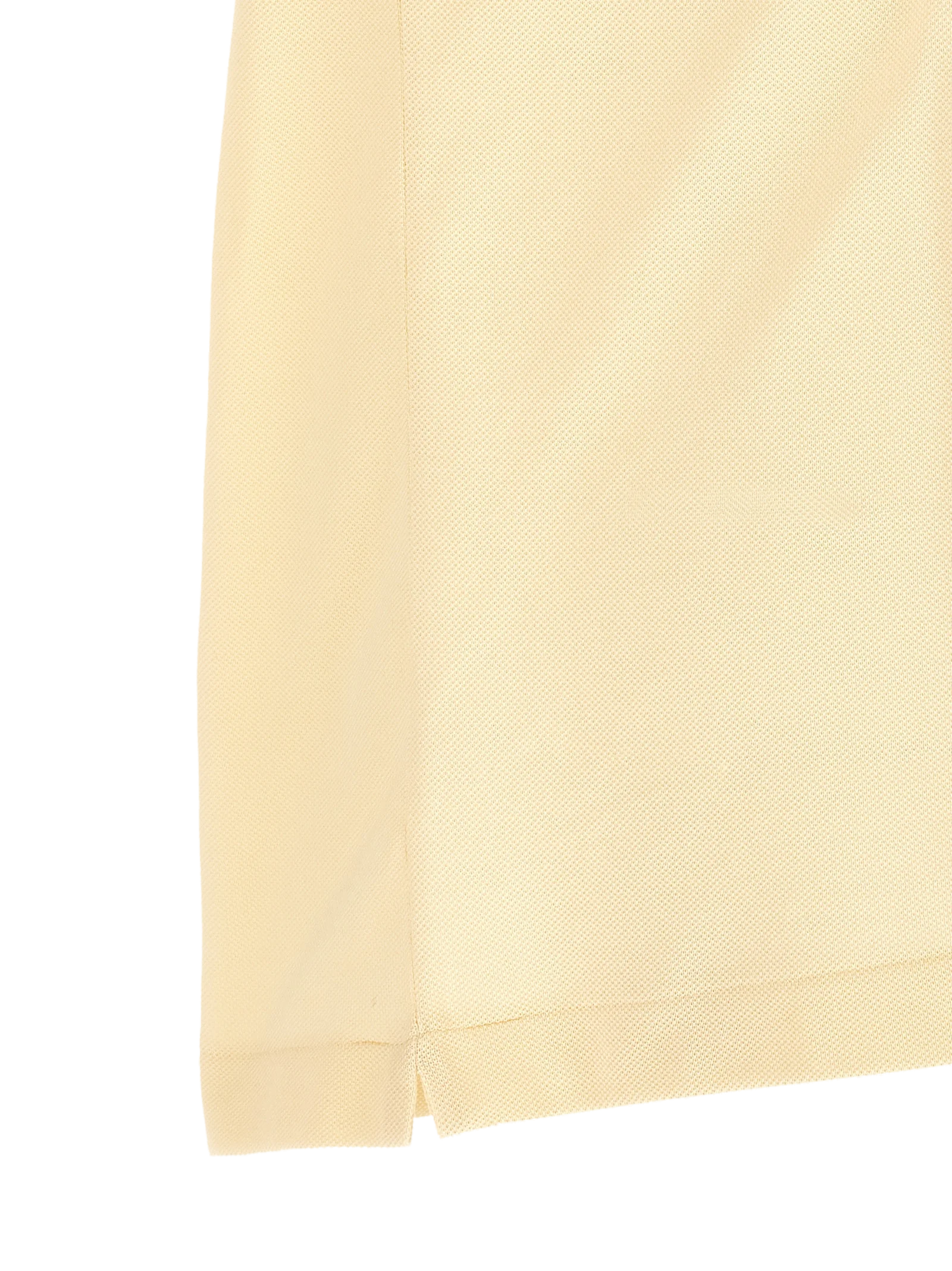 Lacoste Cotton Piqué Polo Shirt — Yellow, view 4
