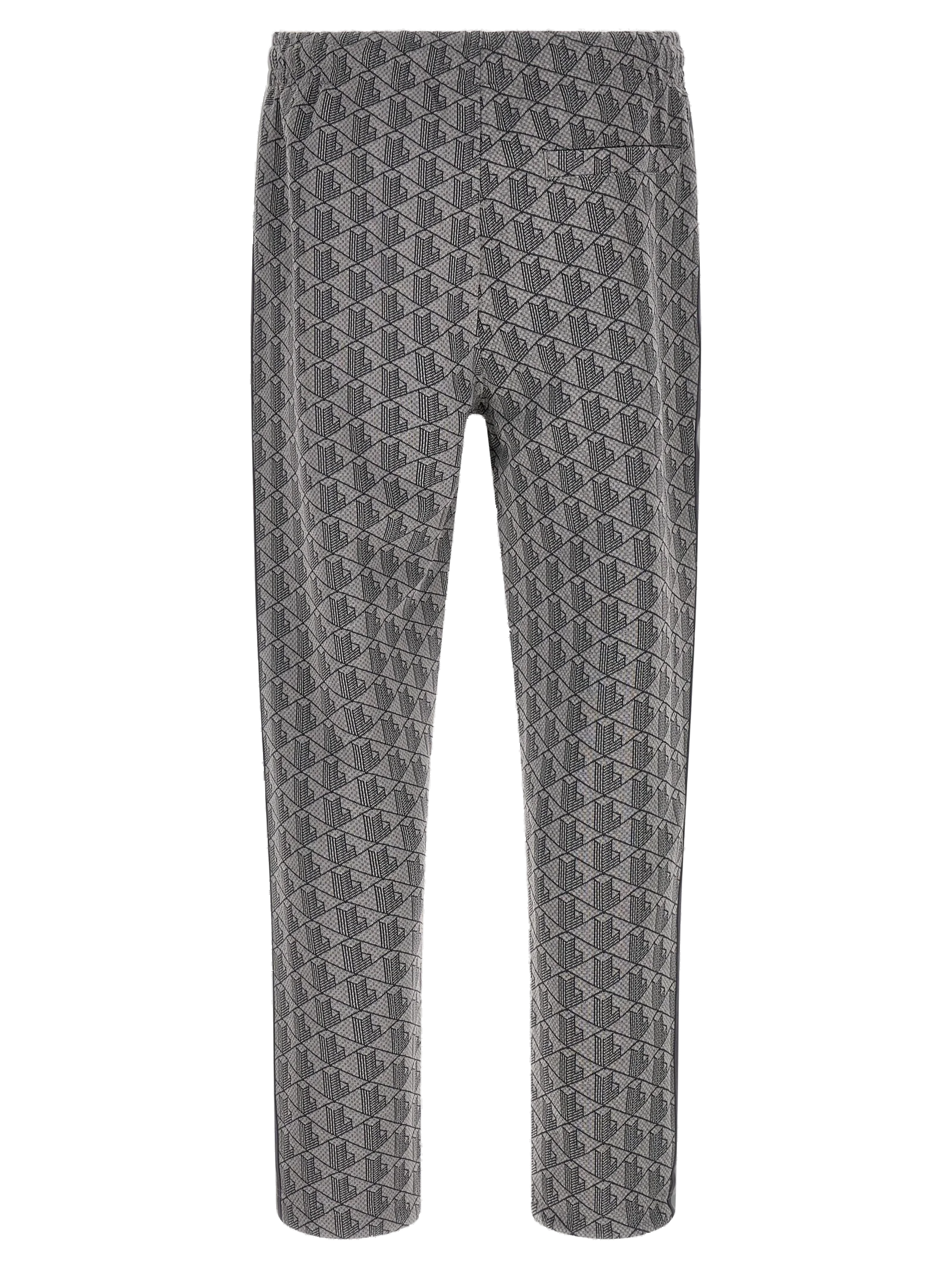 Lacoste Jacquard Monogram Joggers — Gray, view 2