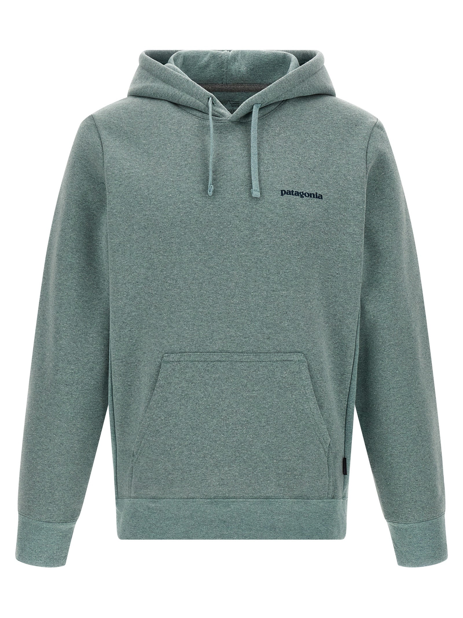 Patagonia Logo-Embroidered Cotton-Polyester Blend Hoodie — Green by Patagonia
