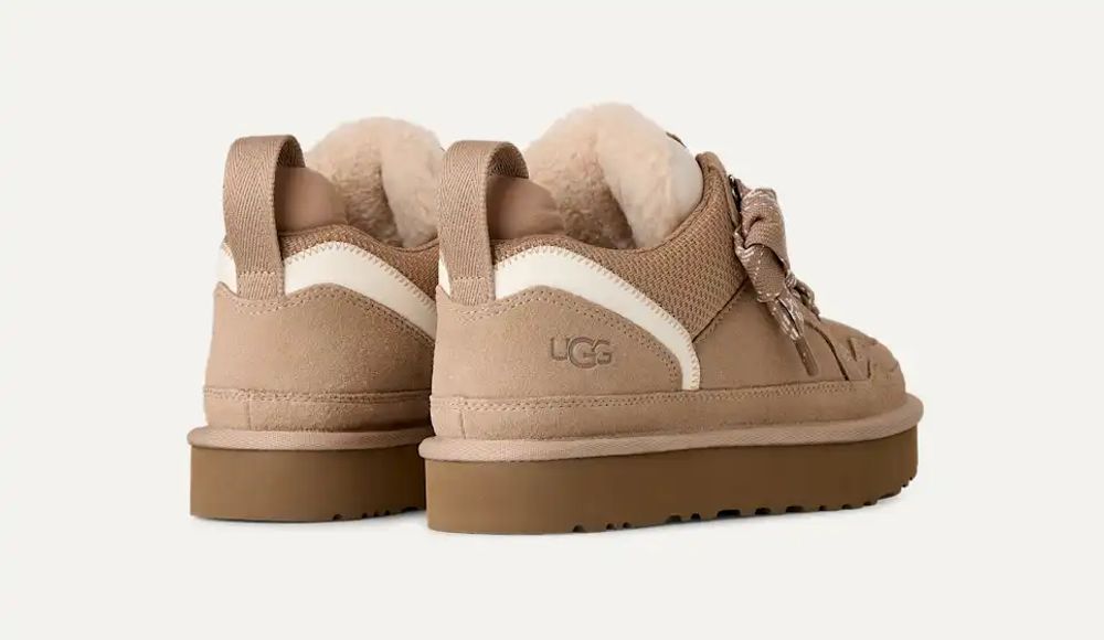 UGG Suede Platform Sneaker — Sand, view 4