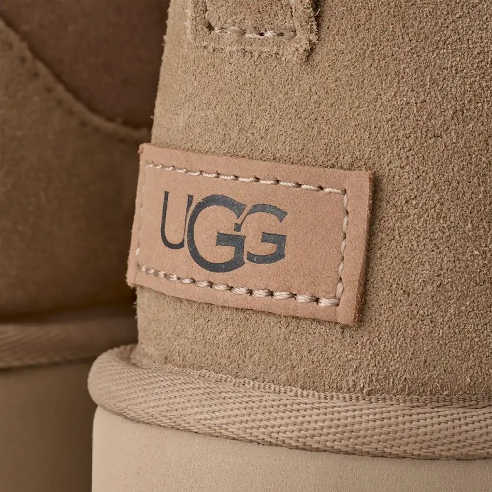 UGG Sheepskin-Lined Ankle Boot — Sand, view 5