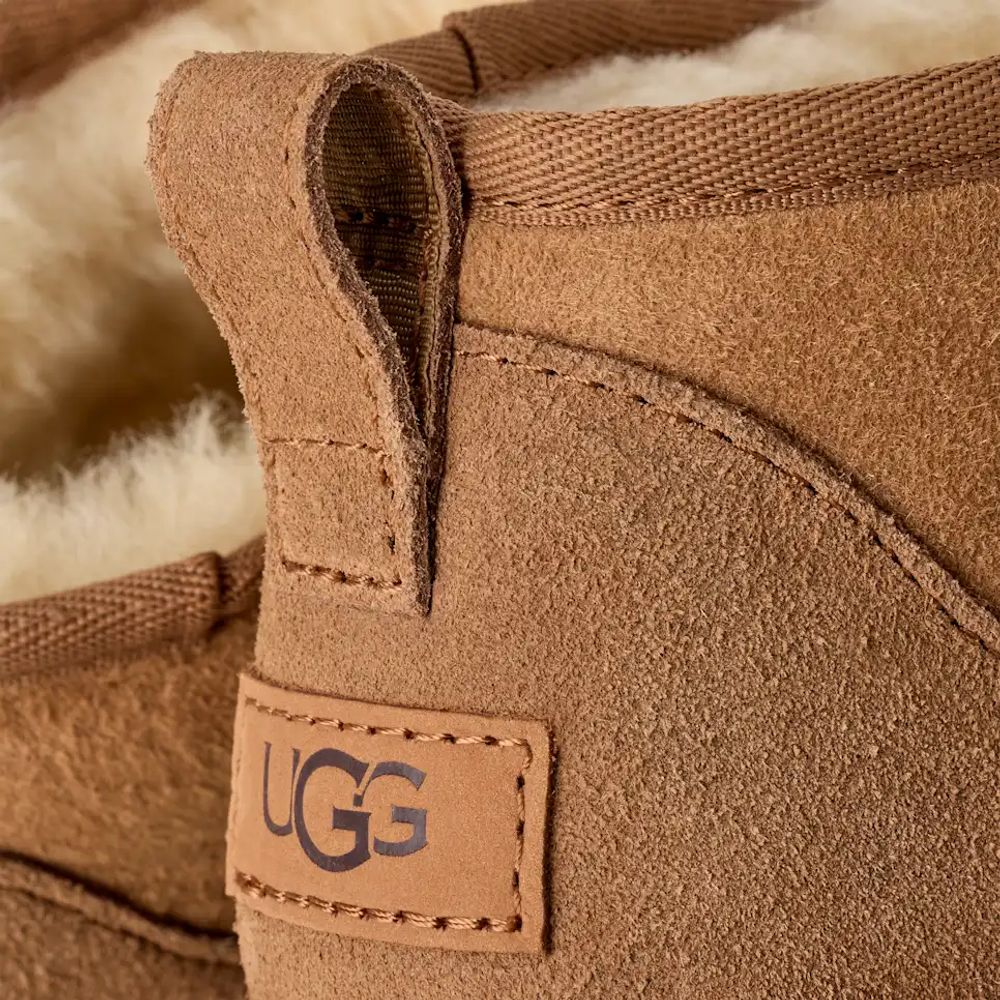 UGG Suede Slipper Boot — Chestnut, view 5