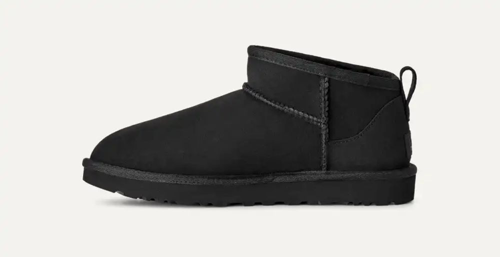 UGG H26 Slipper Boot — Black, view 3