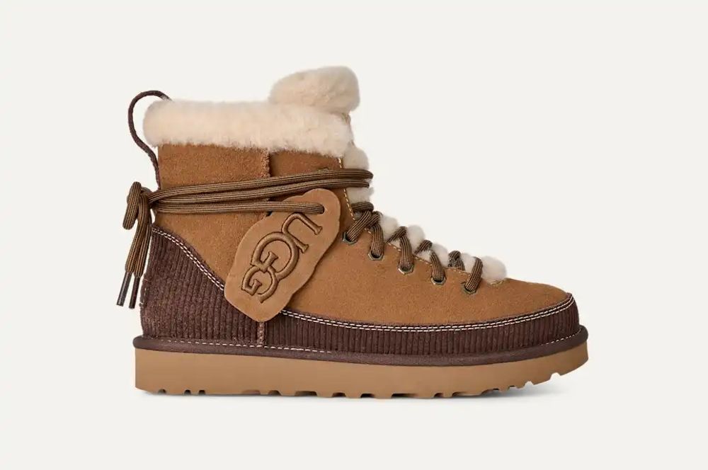 UGG Sheepskin-Lined Hybrid Boot — Chestnut by UGG