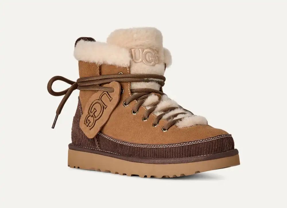 UGG Sheepskin-Lined Hybrid Boot — Chestnut, view 2