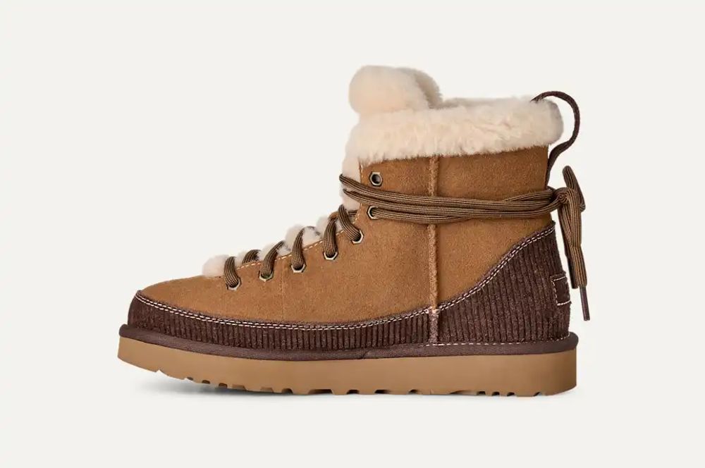 UGG Sheepskin-Lined Hybrid Boot — Chestnut, view 3
