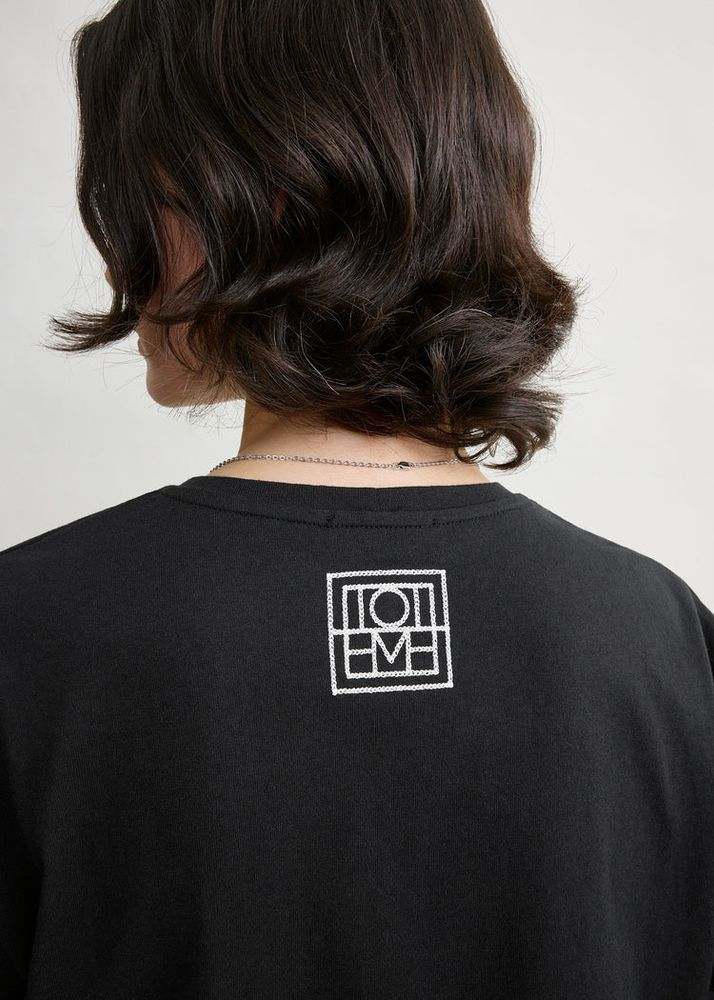 Toteme T-Shirt — Black, view 2