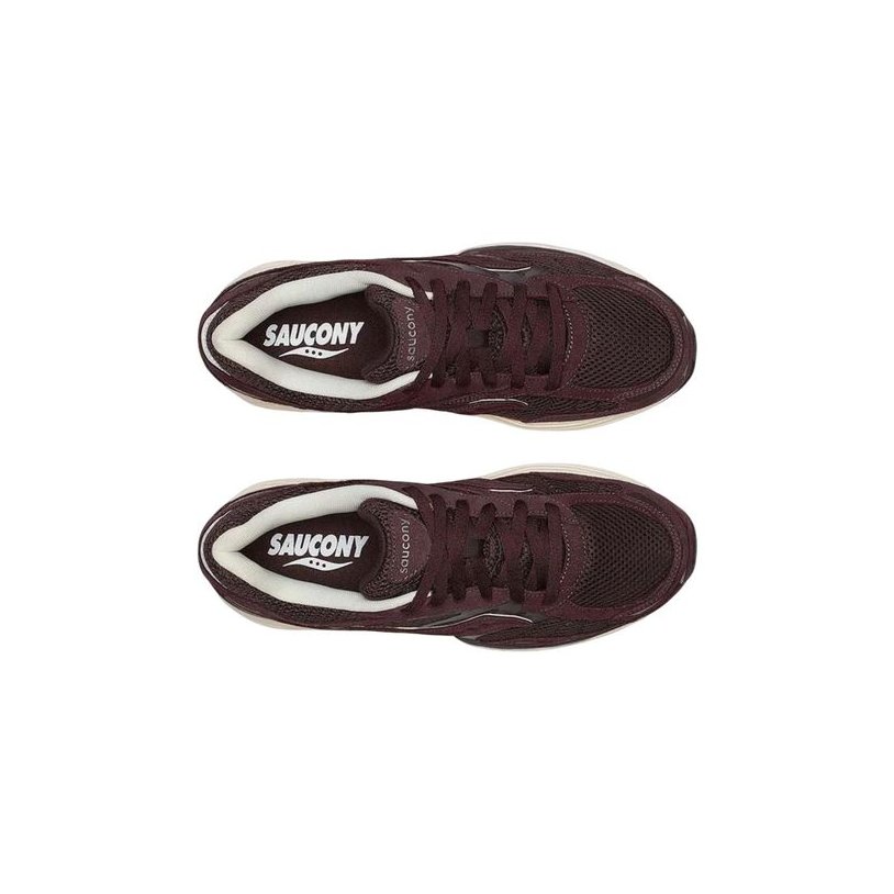 Saucony ProGrid Omni 9 Sneakers — Brown, view 4