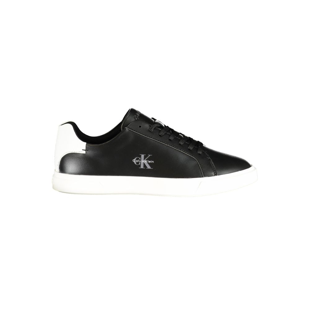 Calvin Klein Leather and Polyurethane Sneaker — Black by Calvin Klein