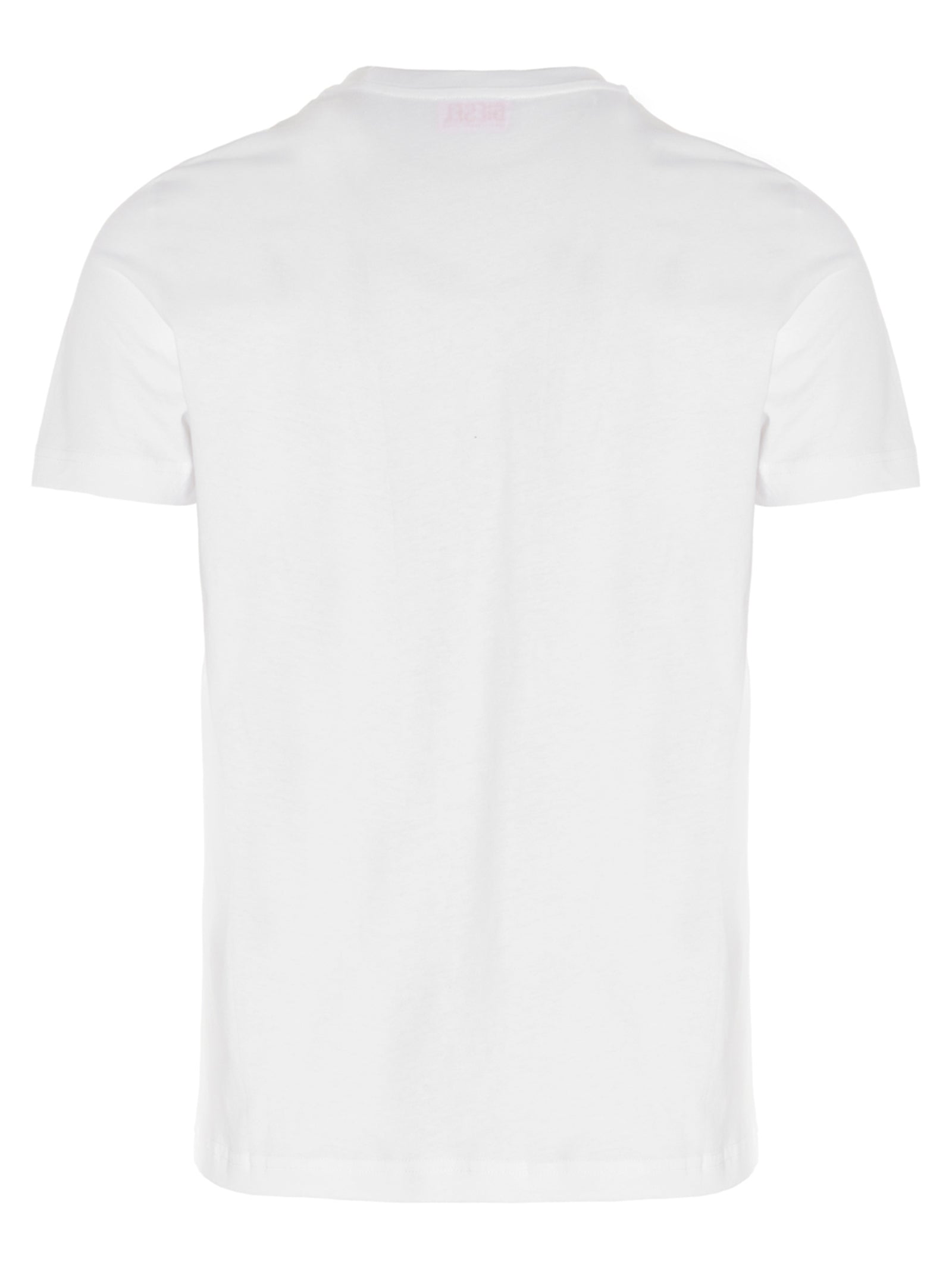 Diesel Logo-Embroidered Cotton T-Shirt — White, view 2