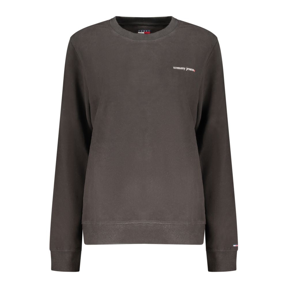 Tommy Hilfiger Logo-Embroidered Cotton Sweatshirt — Black by Tommy Hilfiger