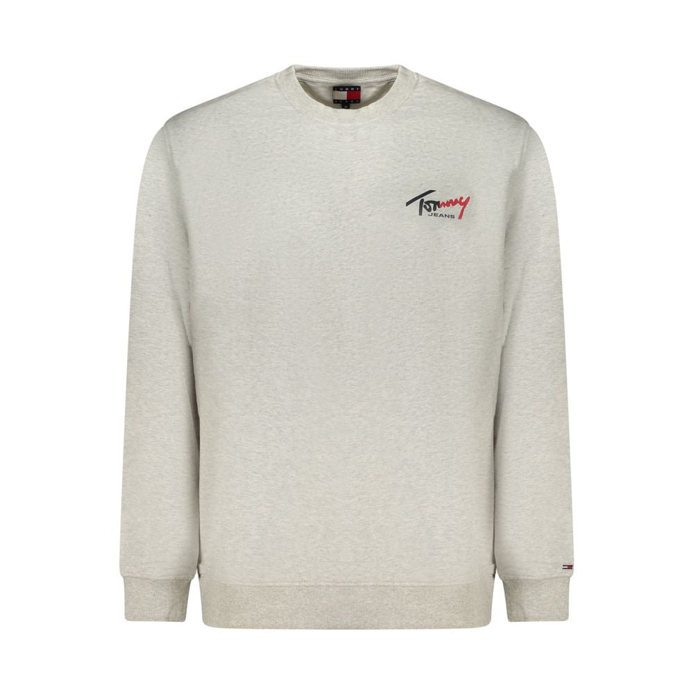 Tommy Hilfiger Logo-Embroidered Cotton Sweatshirt — Gray by Tommy Hilfiger