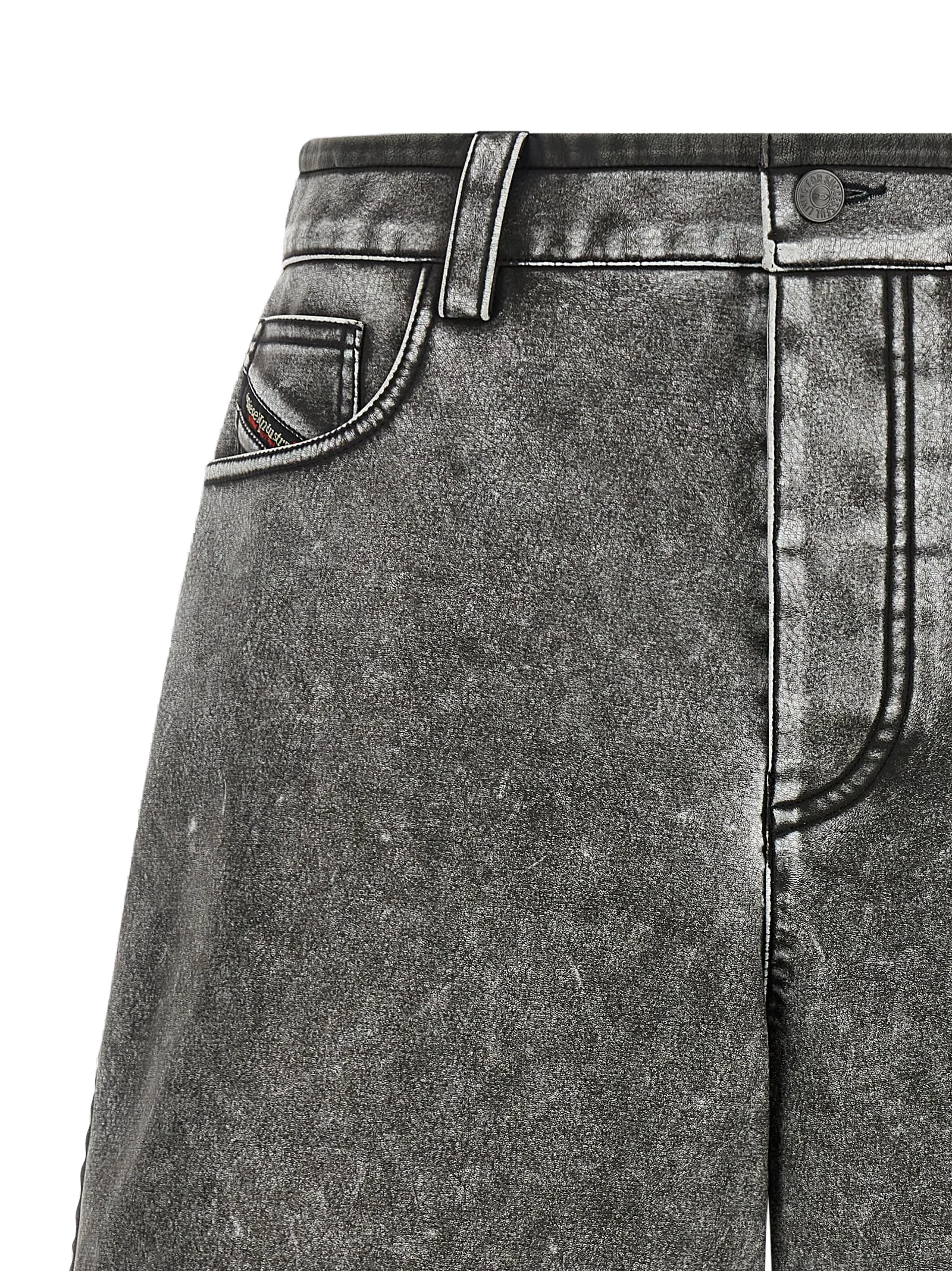 Diesel P-Arlor Bermuda Shorts — Gray, view 3