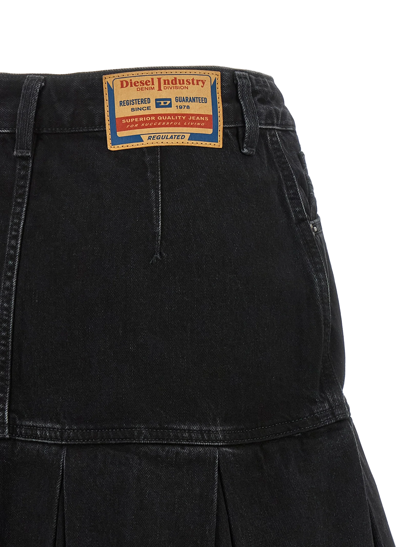 Diesel De-Reen Skirt — Blue, view 4
