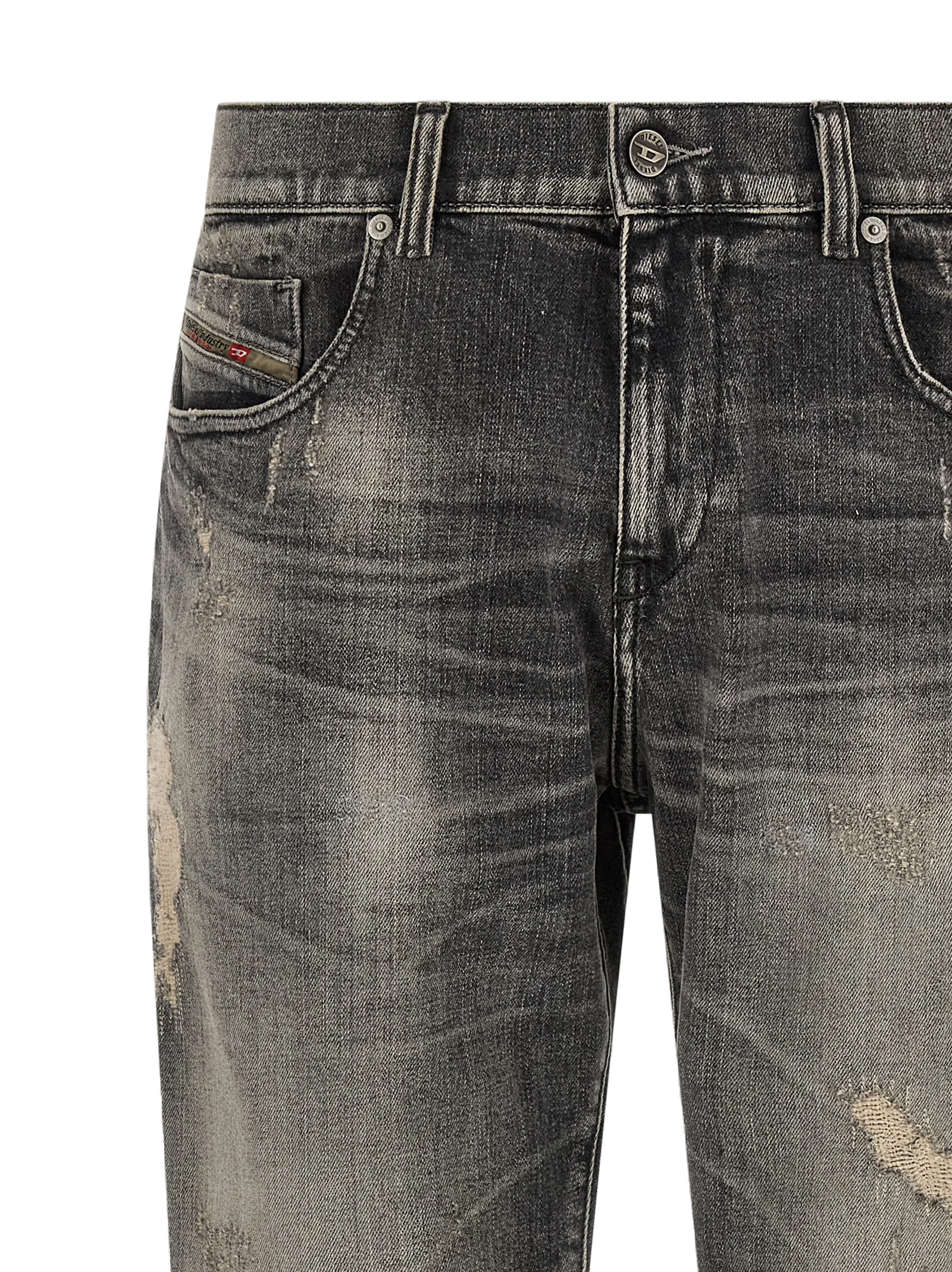 Diesel D-Strukt Jeans — Gray, view 3