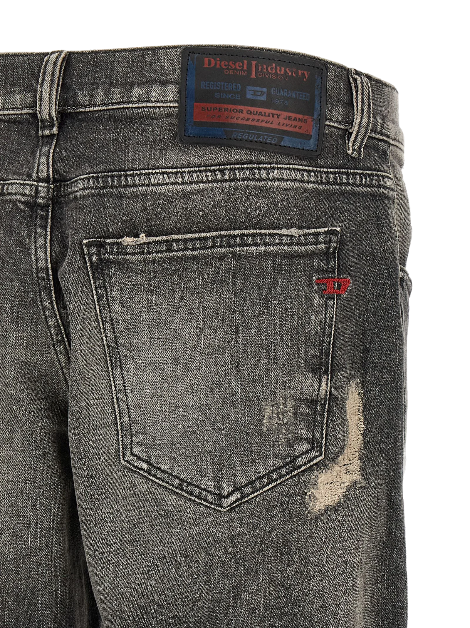 Diesel D-Strukt Jeans — Gray, view 4
