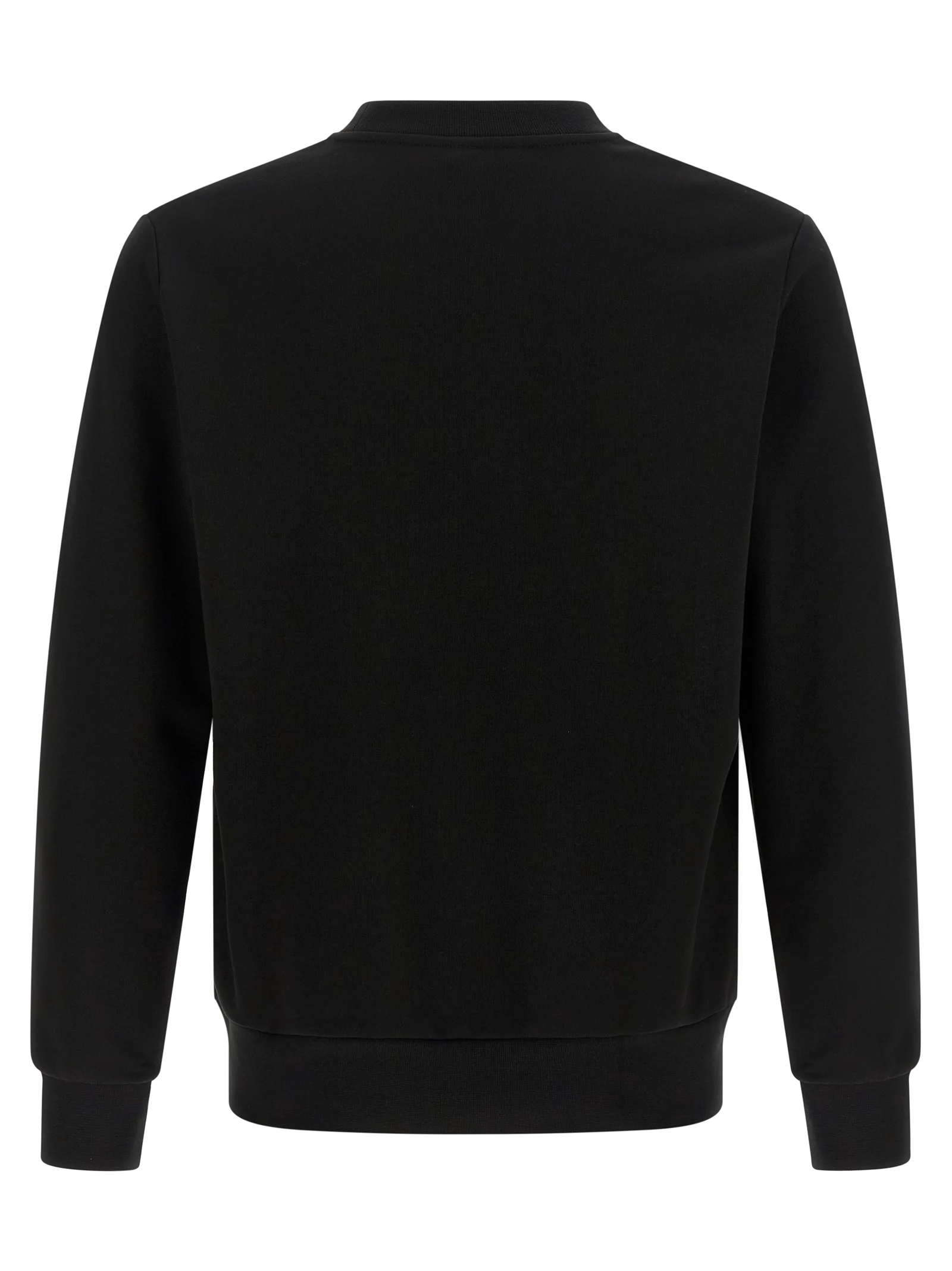 Lacoste Cotton Crewneck Sweatshirt — Black, view 2