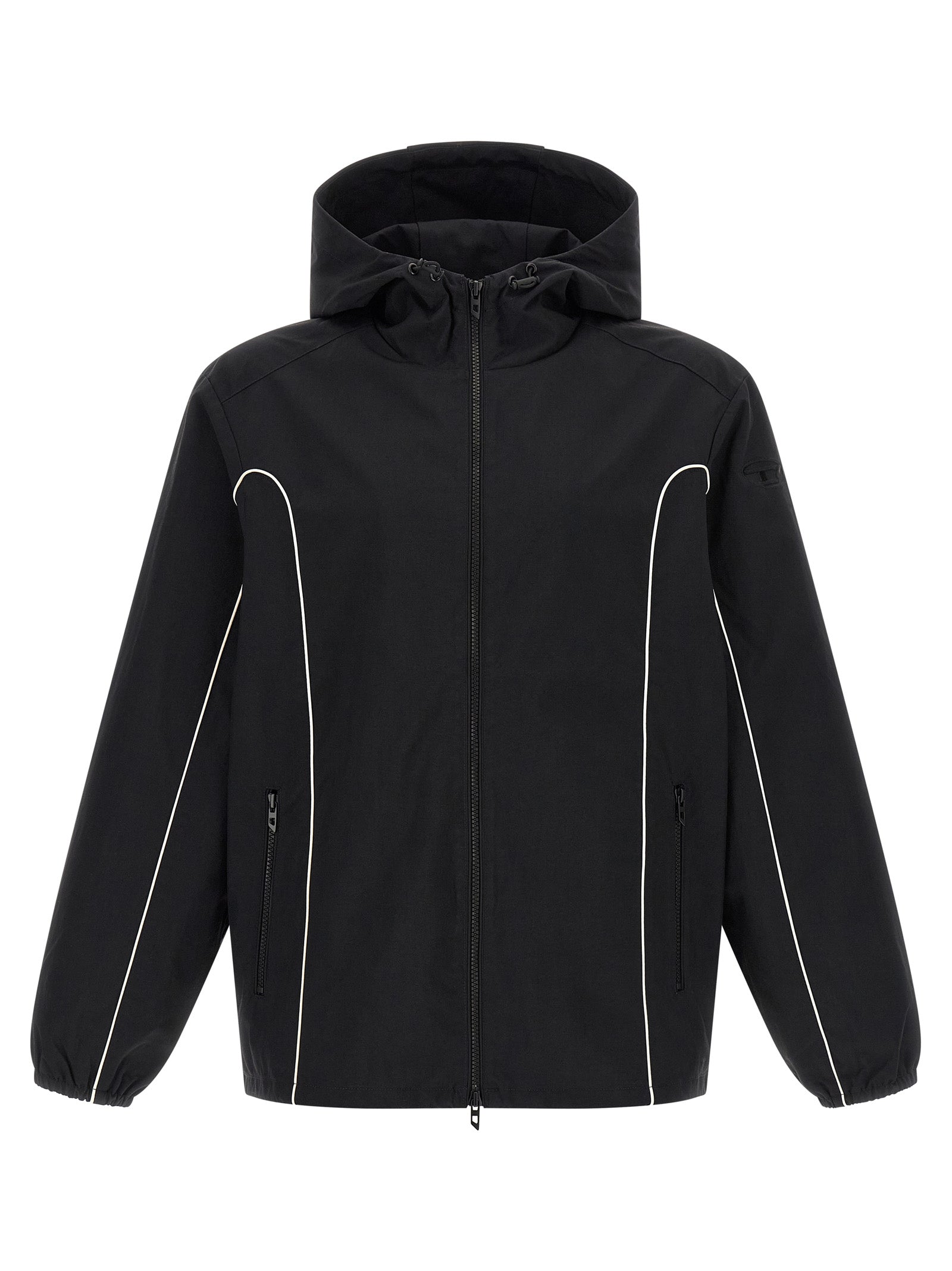 Diesel Polyamide Shell Jacket — Black by Diesel