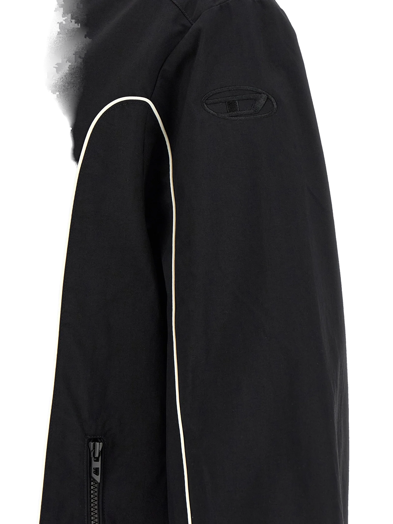 Diesel Polyamide Shell Jacket — Black, view 4