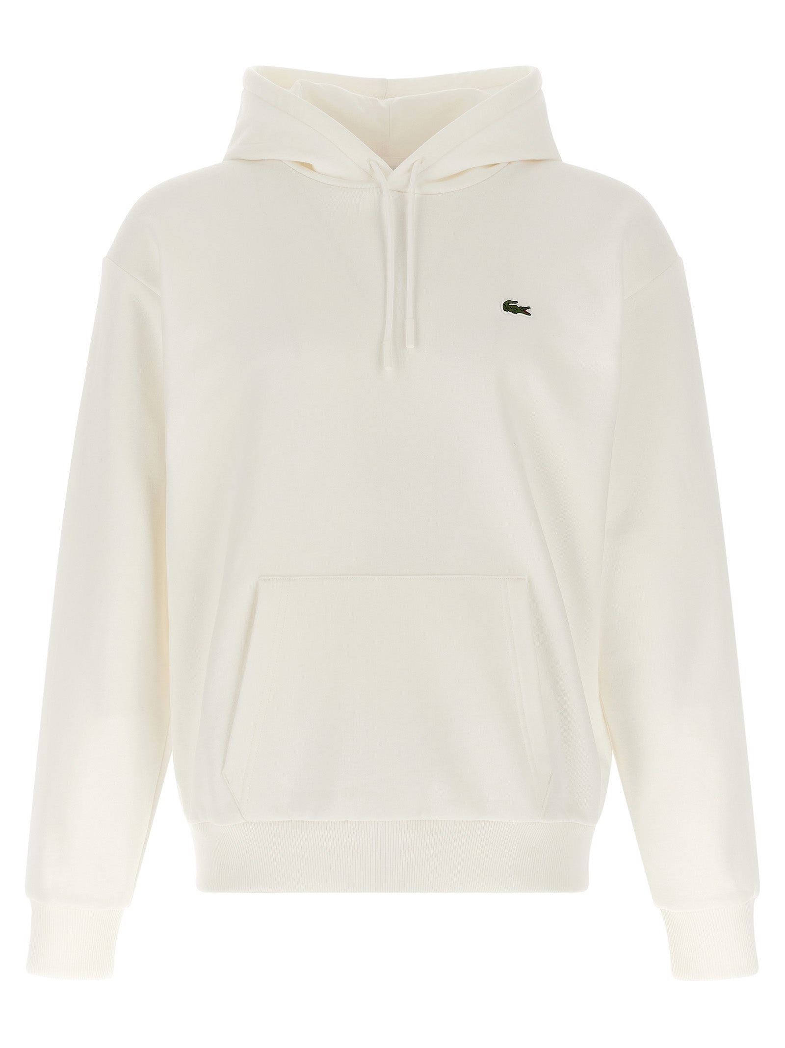 Lacoste Cotton-Blend Hoodie — White by Lacoste