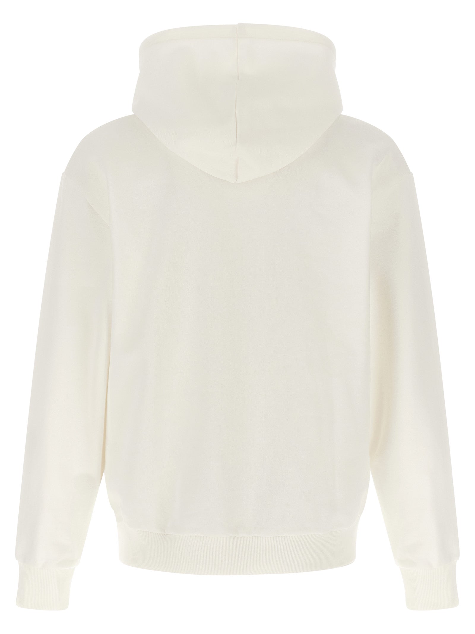 Lacoste Cotton-Blend Hoodie — White, view 2