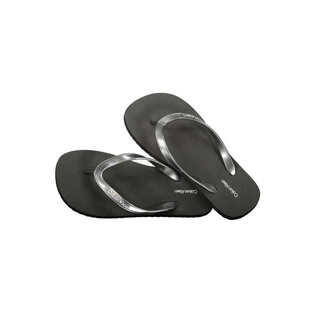 Calvin Klein Polyurethane Sandal — Black by Calvin Klein