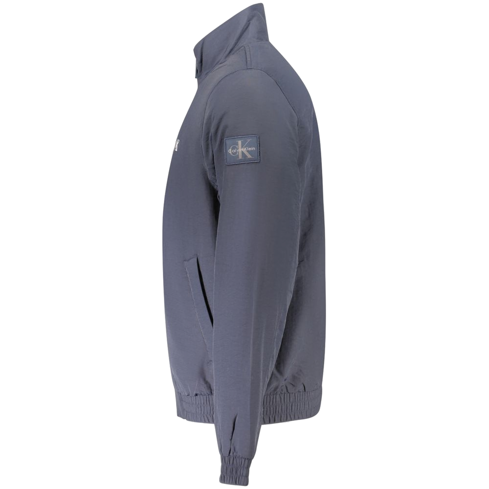 Calvin Klein Water-Repellent Polyamide Jacket — Blue, view 3