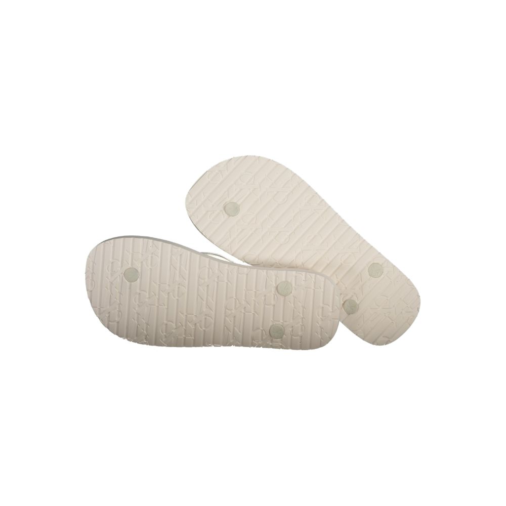 Calvin Klein Polyurethane Flip-Flops Sandals — White, view 2