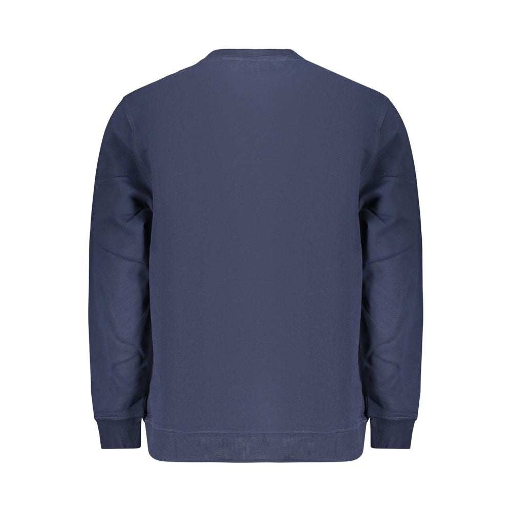 Tommy Hilfiger Logo-Print Cotton Sweatshirt — Blue, view 2