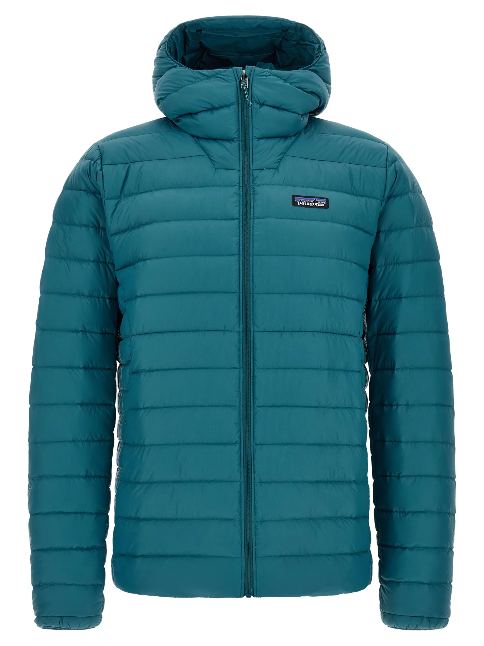Patagonia Recycled Nylon Hooded Down Jacket — Blue by Patagonia