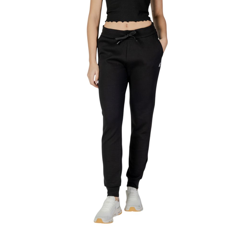 Armani Exchange Cotton-Blend Joggers — Black, view 2