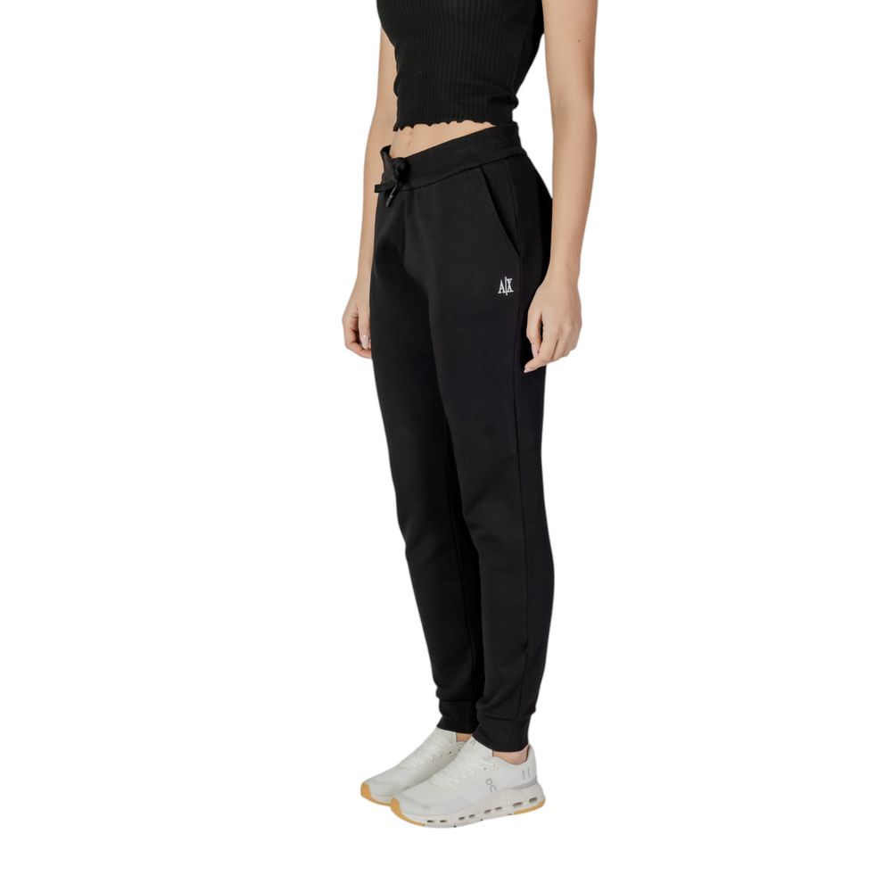 Armani Exchange Cotton-Blend Joggers — Black, view 3