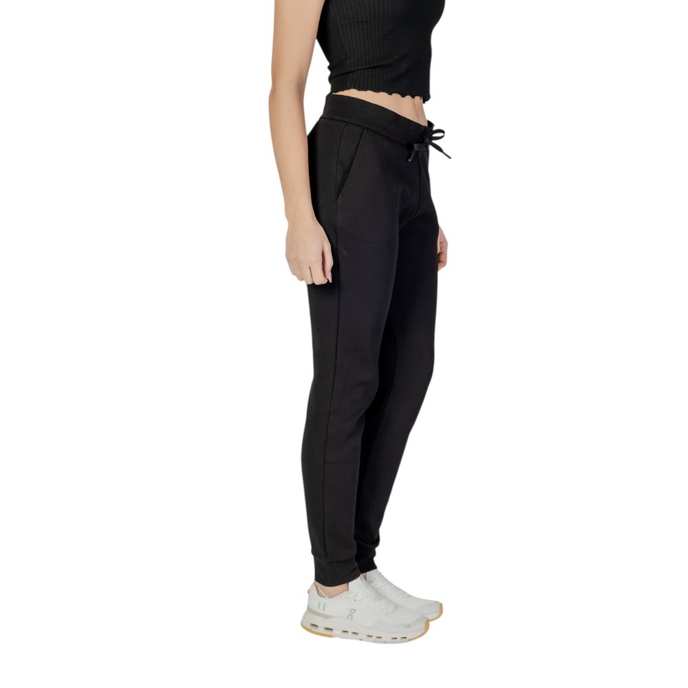 Armani Exchange Cotton-Blend Joggers — Black, view 4
