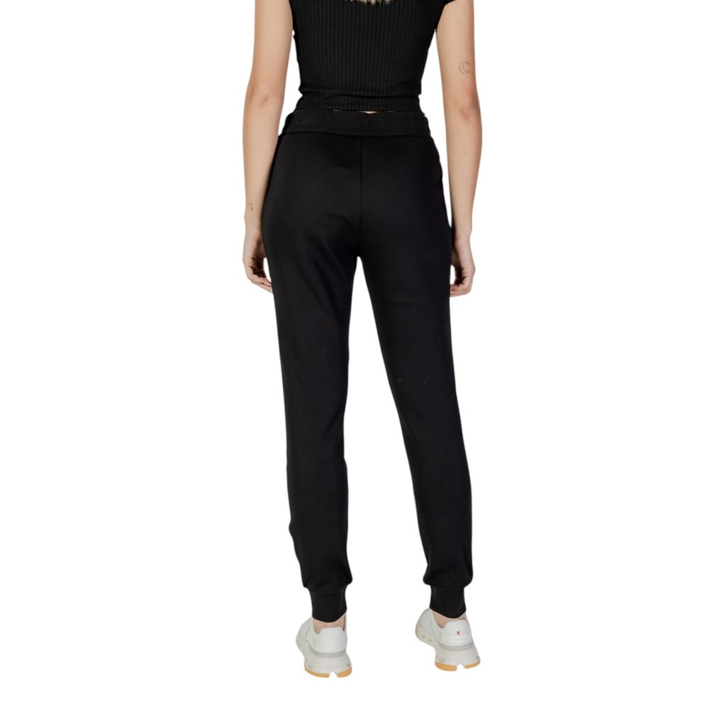 Armani Exchange Cotton-Blend Joggers — Black, view 5