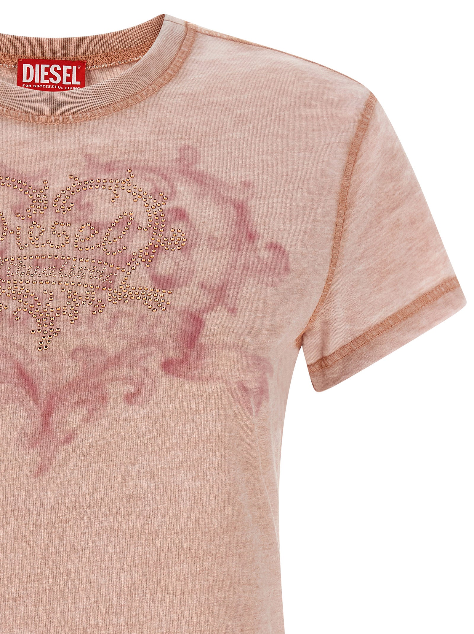 Diesel T-Ila-Aa1 T-Shirt — Pink, view 3